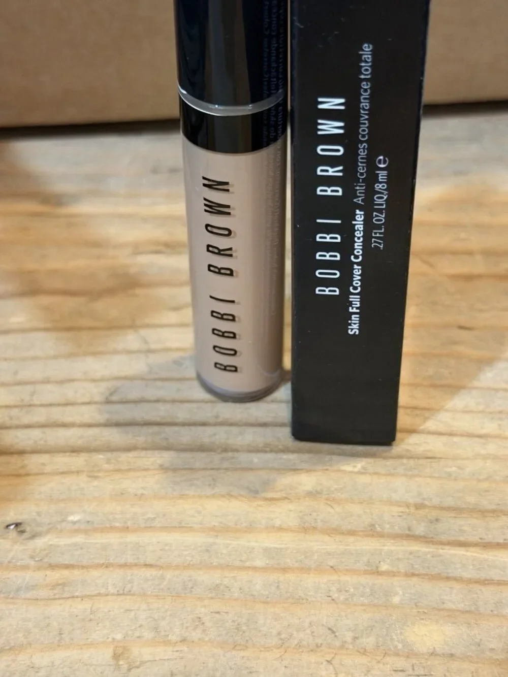 Bobbi Brown Skin Full Cover Concealer WARM BEIGE .27 oz Full Size New W/ Box